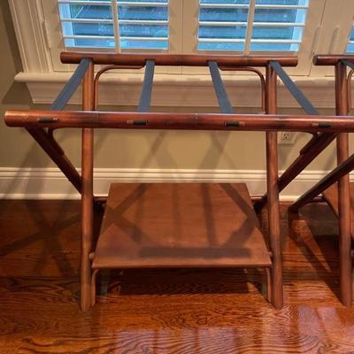 Ballard Designs Porta Suitcase Stands - 2 available. 
