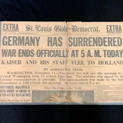 Historic newspaper headlines