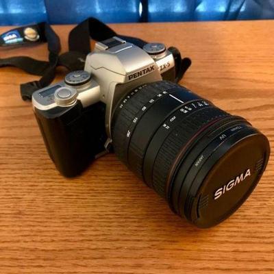 Pentax ZX-5 and Sigma Camera Lens