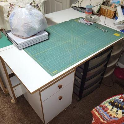 Embroidery/sewing craft table