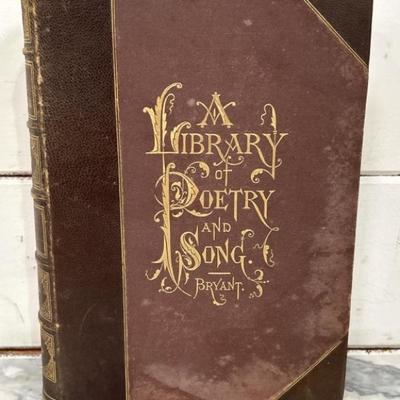 A Library of Poetry & Song, William Cullen Bryant