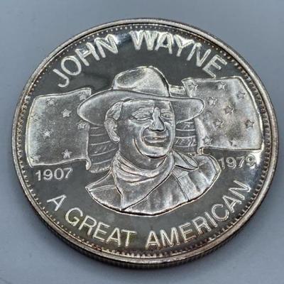 .999 Fine Silver John Wayne One Troy Ounce