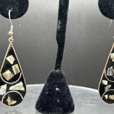 Sterling Silver & Abalone Earrings from Alpaca,