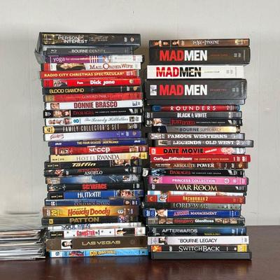 GROUP MISC DVDS  |  
Large group of miscellaneous DVDs