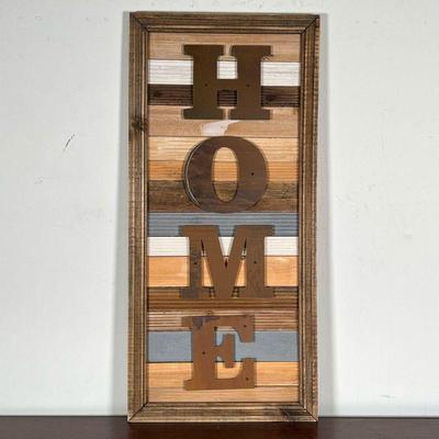 HOME WALL HANGING  |  
Cute! Rustic 