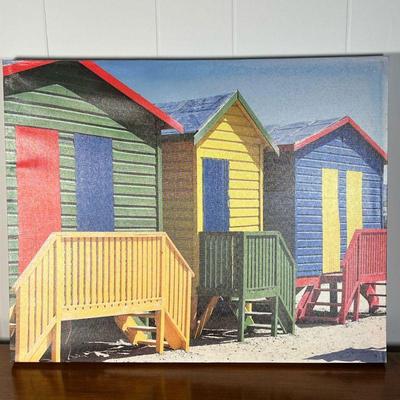 COLORFUL CANVAS PRINT  |  
Showing colorful cabanas - w. 20 x h. 16 in.
