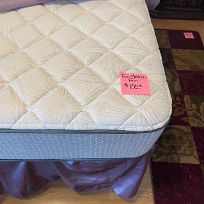 Full size mattress set very firm 2016