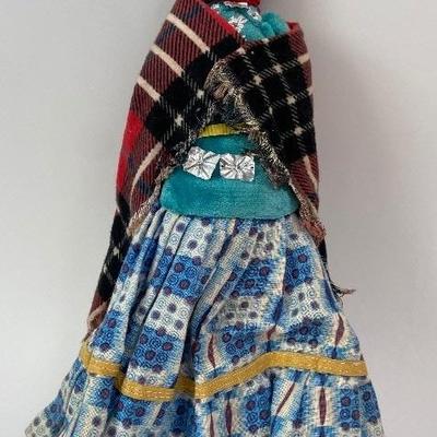 Vintage Native American Hand Made Cloth Doll
