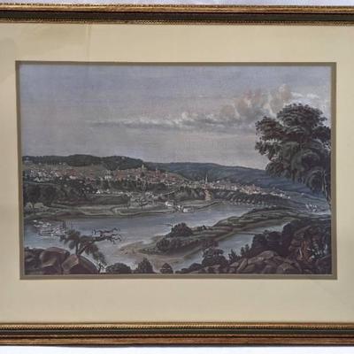 S. Holmes Andrews: St. Paul 1855 Framed Print
