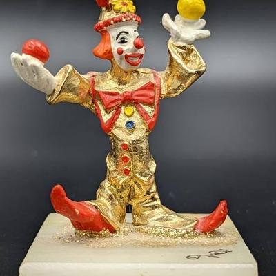 Judi Originals 24K Gold Plated Juggling Clown