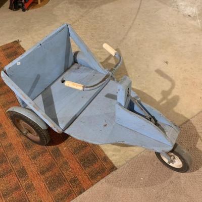 Really cool vtg. child's cart, hand made