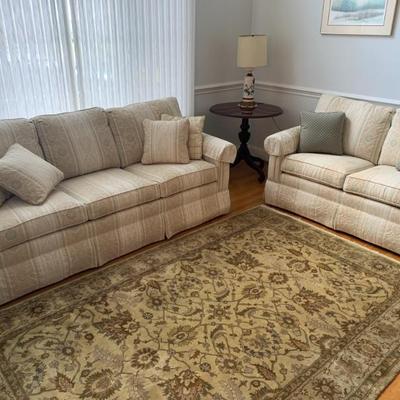 Ethan Allen couch and love seat