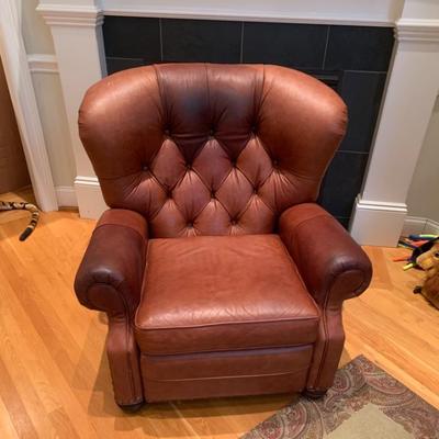 Ethan Allen leather recliner