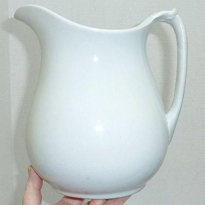 antique ironstone pitcher