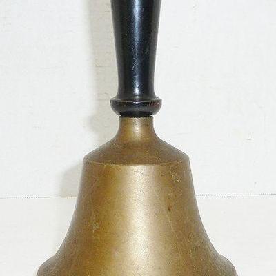 large brass school bell