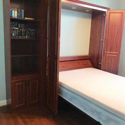 Murphy queen bed with side bookshelves $599
10' X 21