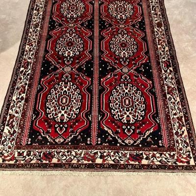 Antique Persian 100% Wool Rug, Made in Iran