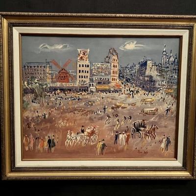 Jean Dufy. Original Watercolor.  