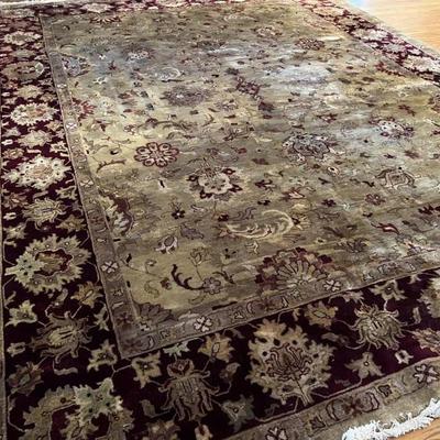 100% Wool Pile Hand Woven Oriental Rug, India