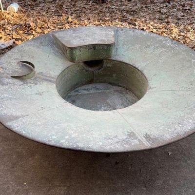RARE Mid 19th c. Tin Hat Bath Tub