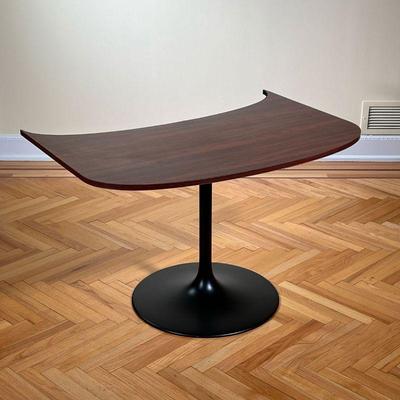 CUSTOM TABLE EXTENSION  |
Saarinen style base with a custom contorted top designed to further extend the double pedestal dining table...