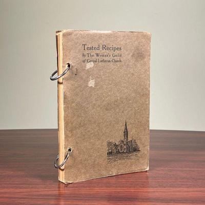 1925 TESTED RECIPES  |
By the Woman's Guild of Central Lutheran Church, with two hole punch and ring binding - l. 9.25 x w. 6 in.
