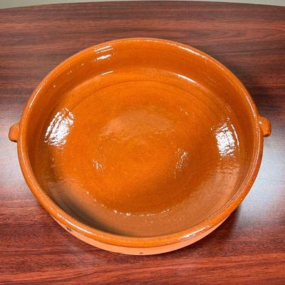 LARGE CERAMIC POT  |
Large glazed pottery planter or other dish, perfect for planting succulents or other cute plants! - h. 3 1/2 x dia....