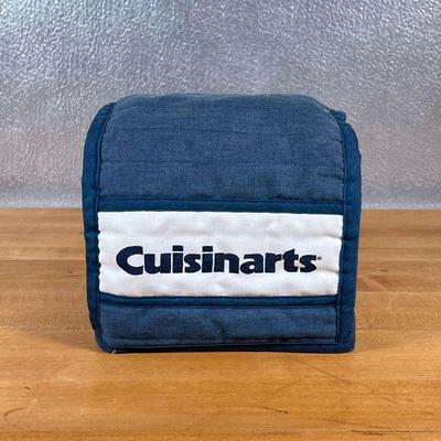 CUISINART BLADE HOLDER  |
Cuisinart food processor plates, all present, with cloth safety cover