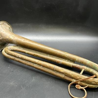 Antique WWI Brass Bugle