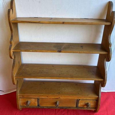 Antique shelf