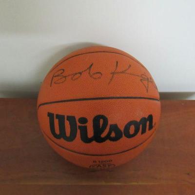 Bob Knight autograph basketball