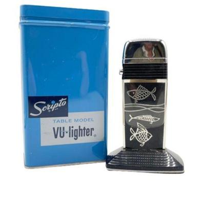 Lot 129
Vintage Scripto VU-lighter Table Model Fish Swimming Design Lighter