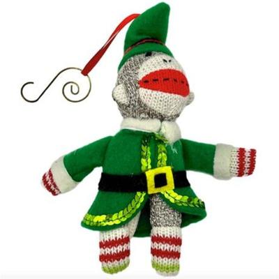 Lot 099
Sock Monkey Elf Ornament