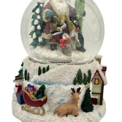 Lot 054
Kmates Snow Globe, Santa in Snowy Forest