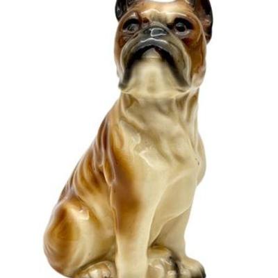 Lot 155
Vintage Ceramic Boxer Dog Figurine