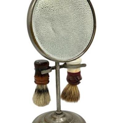 Lot 102
Antique Mens Mirror and Brush Stand