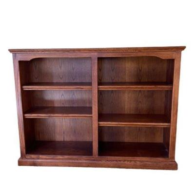 Lot 021
Cherry Satinwood Finish Double Book Case