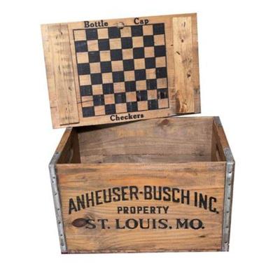 Lot 260
Vintage Anheuser Busch Beer Wood Crate