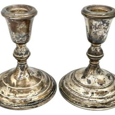 Lot 127
Lunt Weighted Sterling Silver Candleholders