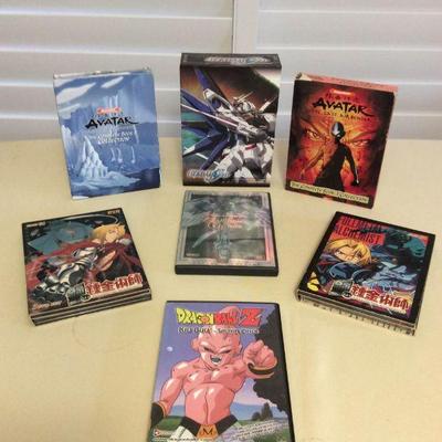 MMT185 Gundam, Dragon Ball Z, Avatar & Full Metal Alchemist DVDS 