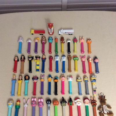 MMT097 Fifty Pez Dispensers & More!