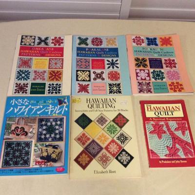 MMT019 Six Hawaiian Quilt Books