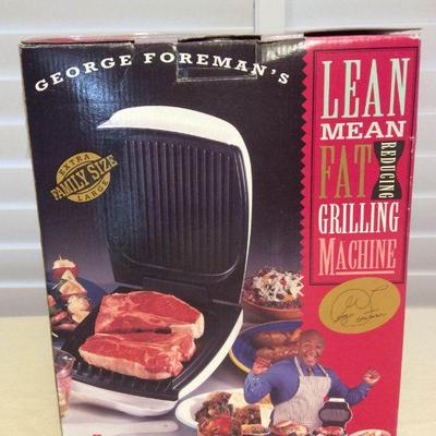 MMT080 George Foremanâ€™s Extra Large Family Size Grilling Machine New