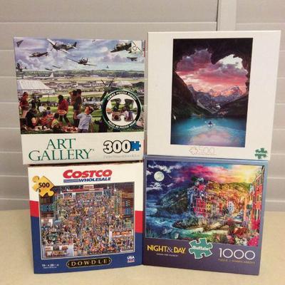MMT026 Four Jigsaw Puzzles New 