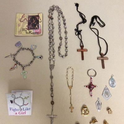 MMT105 Rosary & Inspirational Costume Jewelry 