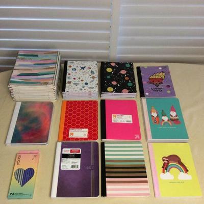 MMT022 Composition Books, Spiral Notebooks & Pencils New 