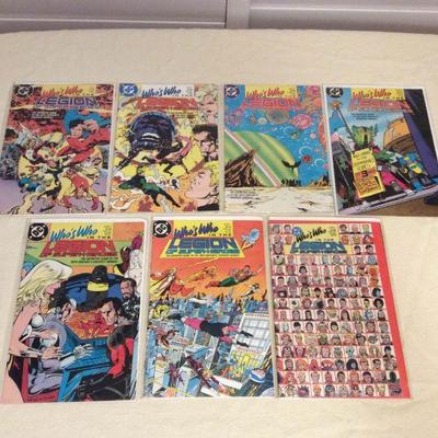 MMT059 Seven Whoâ€™s Who In The Legion Of Super-Heroes DC Comics