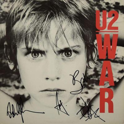 U2 signed album