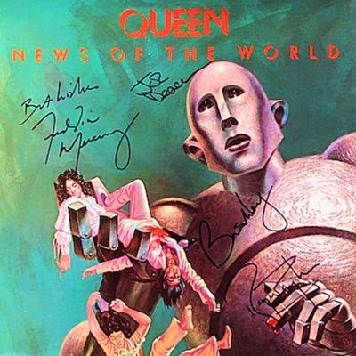 Queen signed album