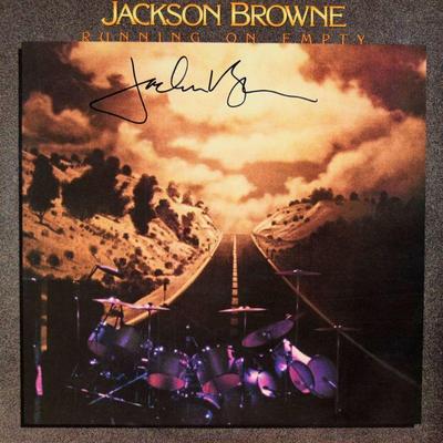Jackson Browne signed album